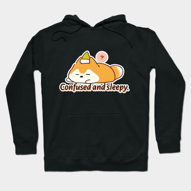 Snoozlefluff - Confused and sleepy. Hoodie by Newdlebobs